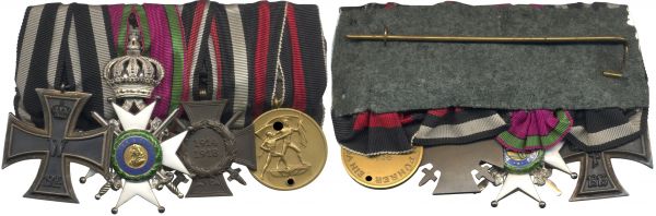 4er Ordensschnalle des Oberarzts Dr. Erich Rademacher