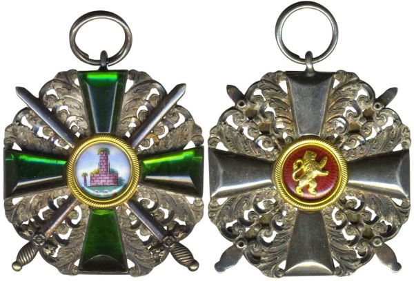 Baden, Orden vom Zähringer Löwen Ritterkreuz 2. Klasse mit Schwertern