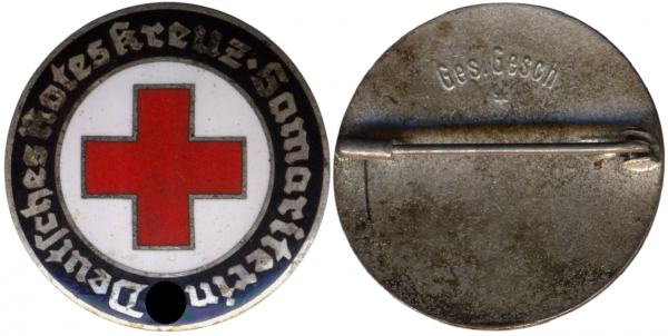 Abzeichen "Deutsches Rotes Kreuz • Samariterin"