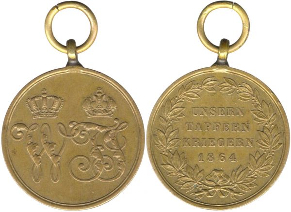 Preußen, Kriegsdenkmünze 1864 für Kämpfer