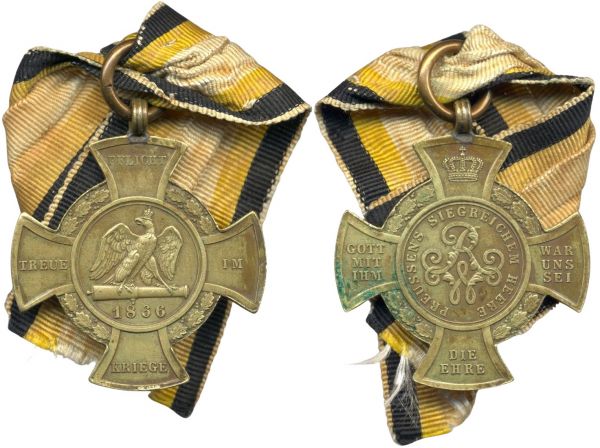 Preußen, Erinnerungskreuz 1866 für Nichtkämpfer