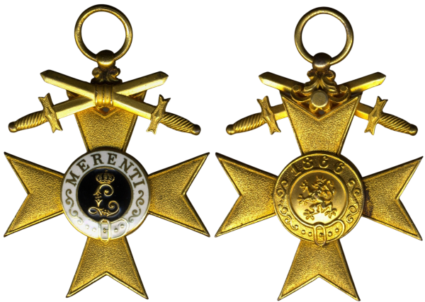 Bayern, Militär-Verdienstkreuz 1. Klasse mit Schwertern - Jacob Leser / Straubing