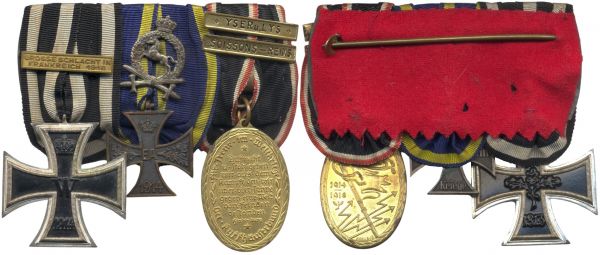 3er Ordensschnalle eines Weltkriegsveteranen mit Braunschweig