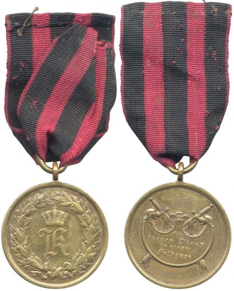 Württemberg, Kriegsdenkmünze für einen Feldzug (1866)