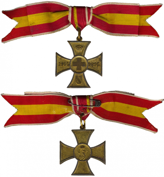 Baden, Kreuz für freiwillige Kriegshilfe 1914