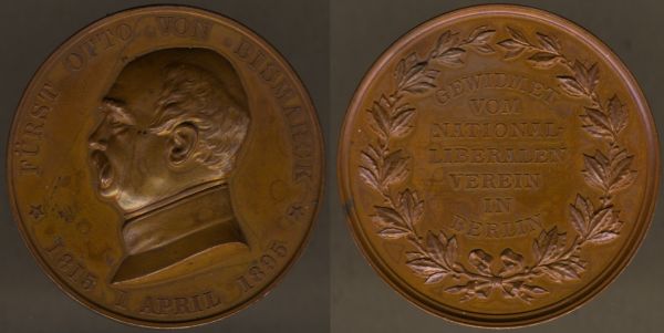 Medaille auf Otto von Bismarck
