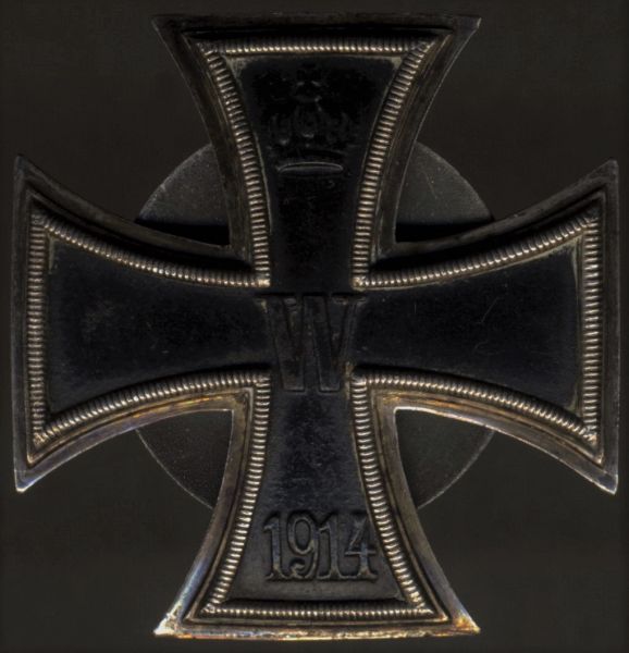 Eisernes Kreuz 1. Klasse 1914 - Schraubscheibe - Carl Dillenius / Pforzheim