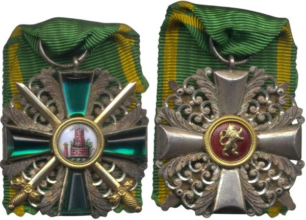 Baden, Orden vom Zähringer Löwen Ritterkreuz 2. Klasse mit Schwertern