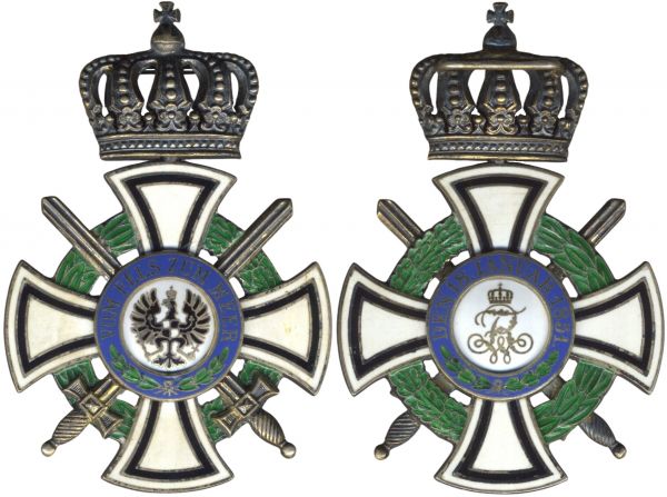 Preußen, Hausorden von Hohenzollern Ritterkreuz mit Schwertern