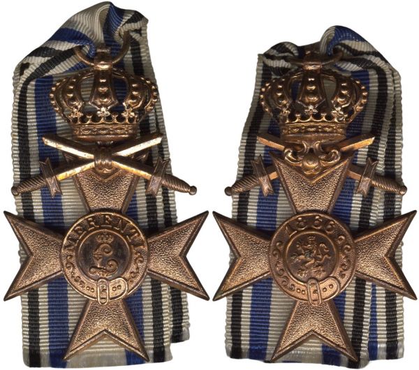 Bayern, Militär-Verdienstkreuz 3. Klasse mit Krone & Schwertern