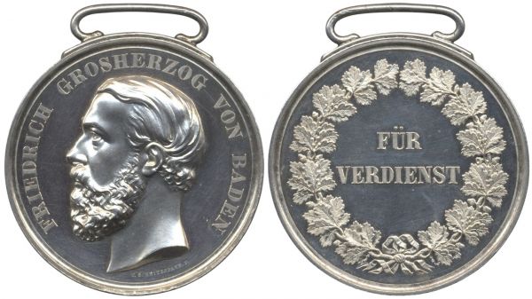 Baden, Silberne Verdienstmedaille (Friedrich I.)