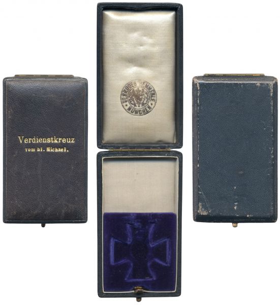 Etui zum Bayern, Verdienstkreuz vom Hl. Michael