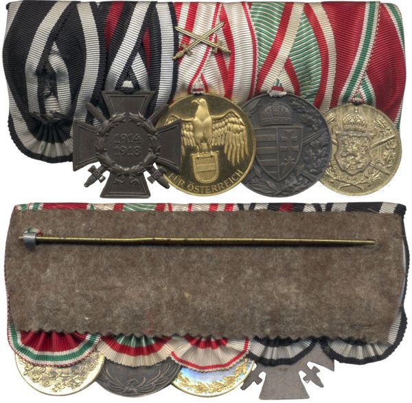 5er Ordensschnalle eines Weltkriegsveteranen