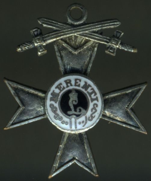 Miniatur - Bayern, Militär-Verdienstkreuz 2. Klasse mit Schwertern