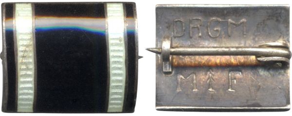 Emaillierte Feldschnalle - Eisernes Kreuz 1914