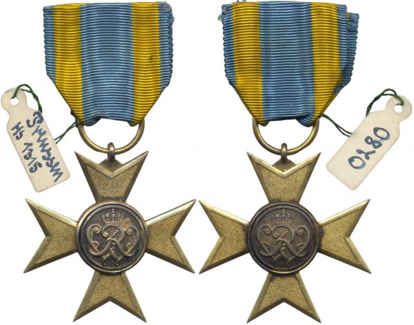 Preußen, Verdienstkreuz in Gold - SV-Medaillons (!)
