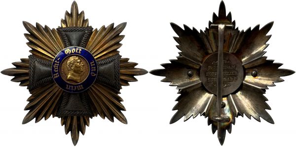 Württemberg, Friedrichsorden Großkreuz-Stern