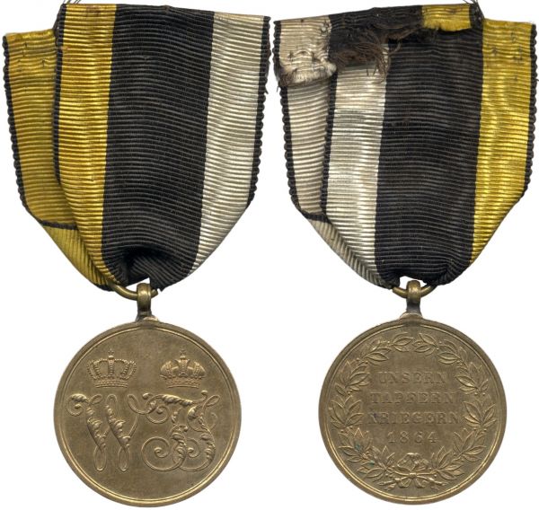 Preußen, Kriegsdenkmünze 1864 für Kämpfer