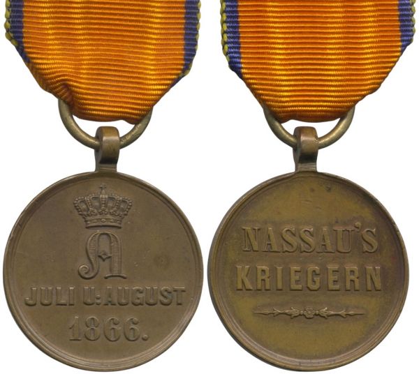Nassau, Feldzeichen für 1866