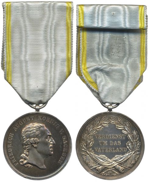 Sachsen, Silberne Medaille des Militär-St. Heinrich-Ordens