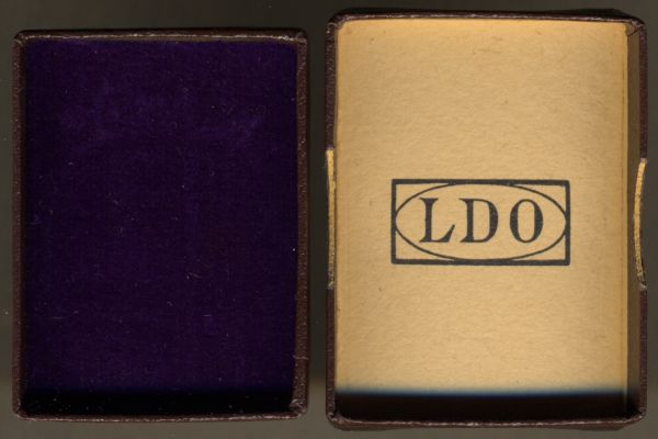 LDO-Schachtel für die Anschlussmedaille Sudetenland