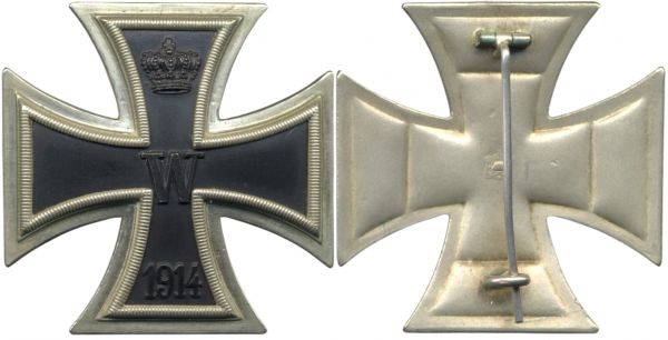 Eisernes Kreuz 1914 1. Klasse - "AWS-Waffelmuster"