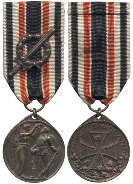 Ehrendenkmünze des Weltkrieges mit Kampfabzeichen