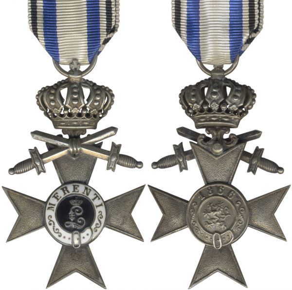 Bayern, Militär-Verdienstkreuz 2. Klasse mit Krone & Schwertern