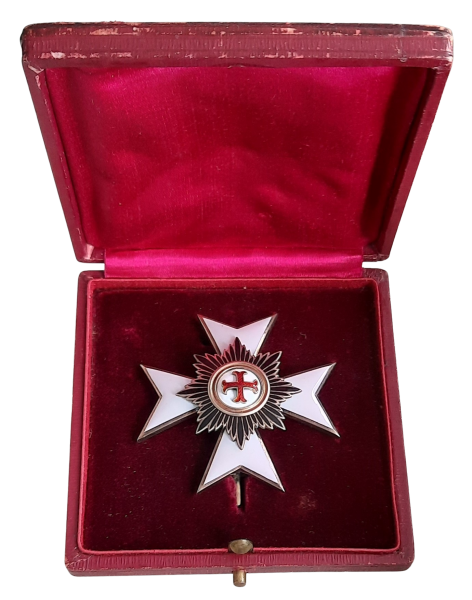 Waldeck & Pyrmont, Verdienstkreuz Offizierkreuz mit Etui