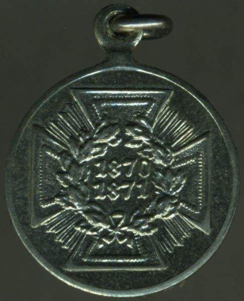 Miniatur - Preußen, Kriegsdenkmünze 1870/71 (Stahl)