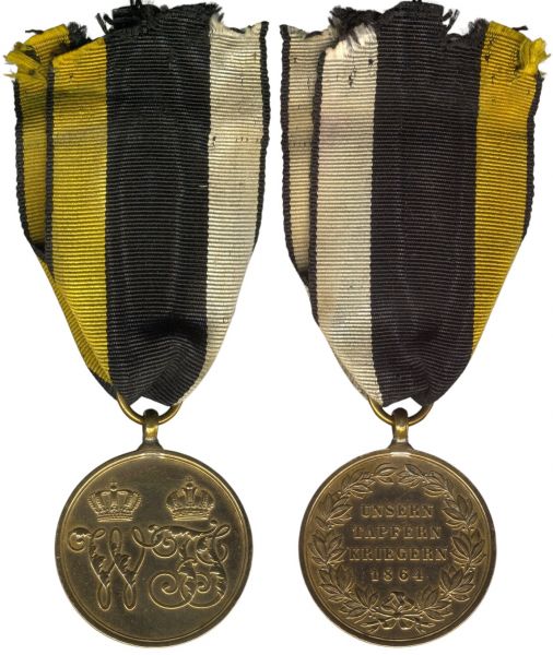 Preußen, Kriegsdenkmünze 1864 für Kämpfer