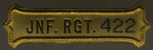 Regimentskreuz-Spange des Infanterie-Regiments Nr. 422