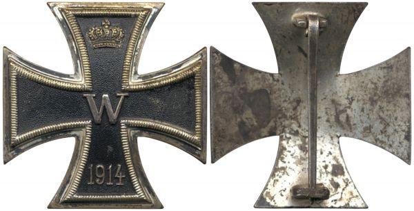 Eisernes Kreuz 1914 1. Klasse - Petz & Lorenz (!)