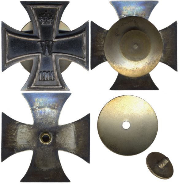 Eisernes Kreuz 1914 1. Klasse - Schraubscheibe