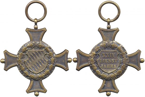 Bayern, Offiziers-Dienstauszeichnung 2. Klasse