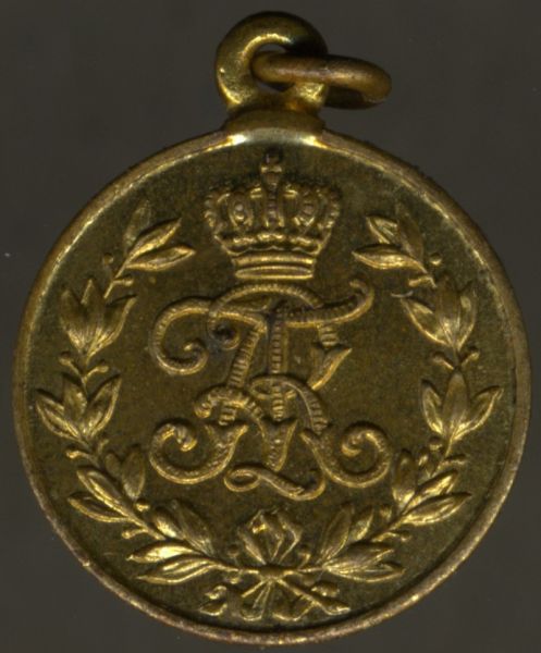Miniatur - Sachsen, Friedrich August-Medaille in Bronze