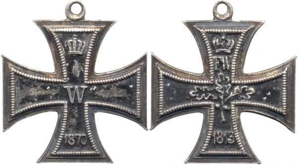 Miniatur - Eisernes Kreuz 1870 2. Klasse