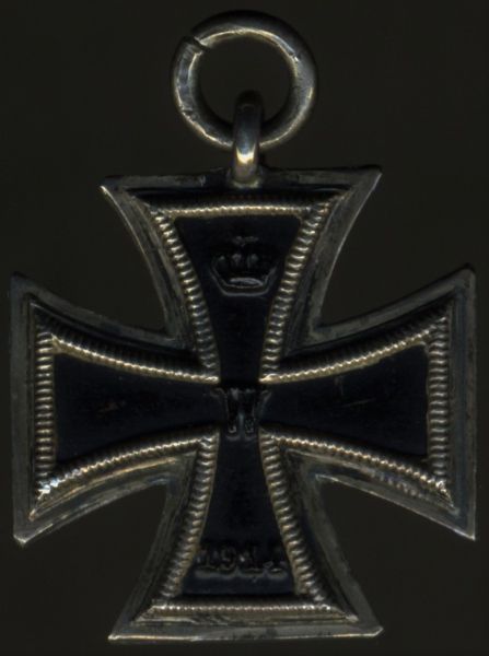Miniatur - Eisernes Kreuz 2. Klasse 1914 - dreiteilig (!)